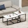 Hanah Home Mesa de Centro Minimal - Blanco